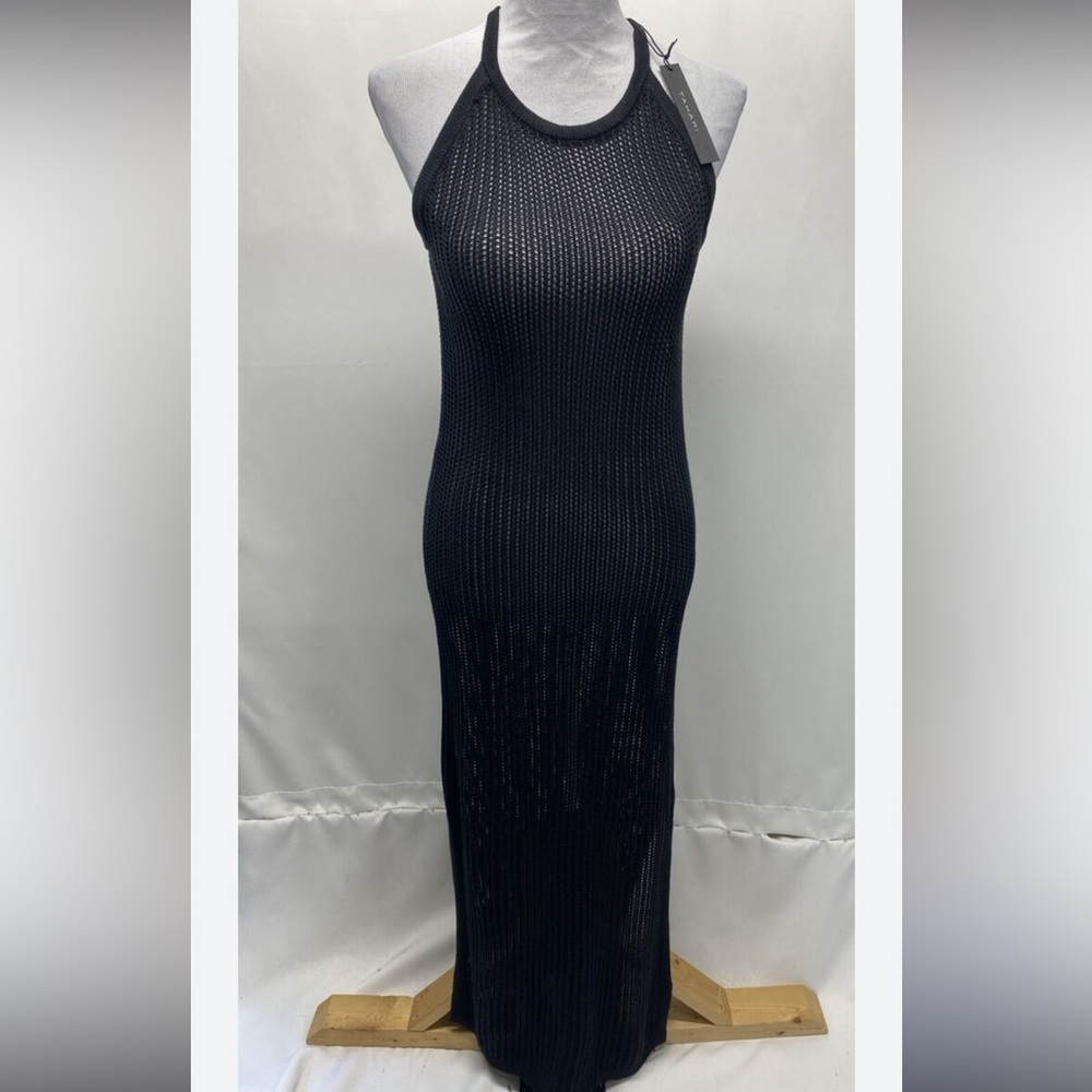Tahari Open Knit Maxi Dress NWT